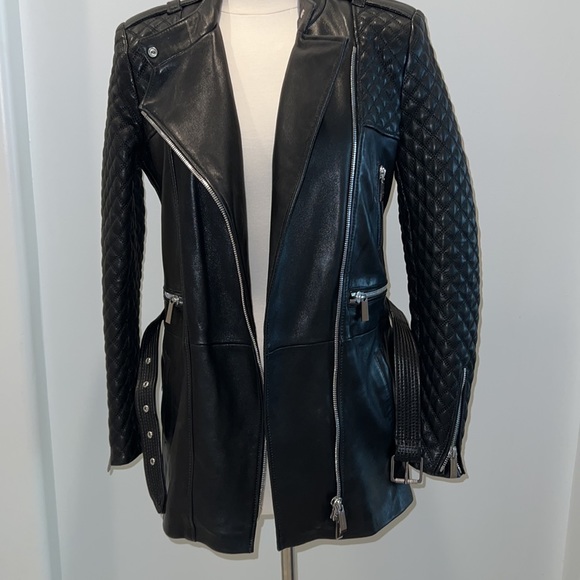 Barbara Bui Leather Jacket - Picture 7 of 11